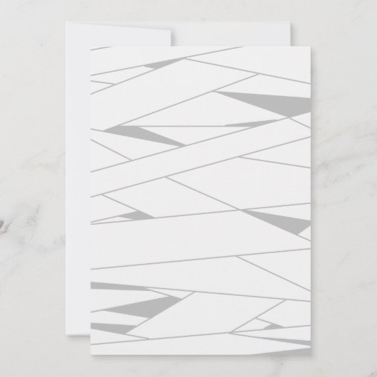 Mummy om te worden | Halloween Baby shower Bedankkaart (Achterkant)