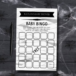 Mummy om te worden | Halloween Baby shower Bingo G
