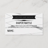 Mummy om te worden | Halloween Baby shower Diaper  Informatiekaartje (Voorkant)