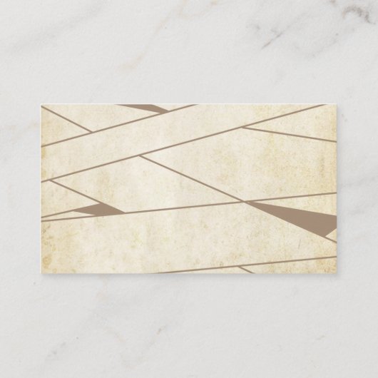  Mummy om te worden | Halloween Baby shower Diaper Informatiekaartje (Achterkant)