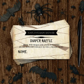  Mummy om te worden | Halloween Baby shower Diaper Informatiekaartje