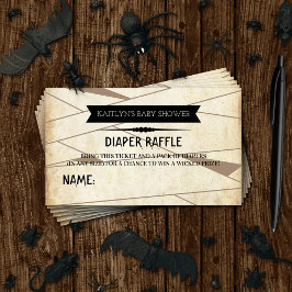  Mummy om te worden | Halloween Baby shower Diaper Informatiekaartje