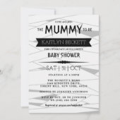 Mummy om te worden | Halloween Baby shower Kaart (Voorkant)