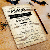  Mummy om te worden | Halloween Baby shower Kaart