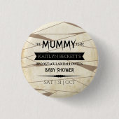  Mummy om te worden | Halloween Baby shower Ronde Button 3,2 Cm (Voorkant)