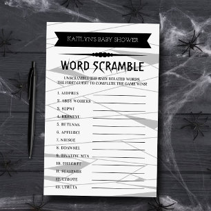 Mummy om te worden Halloween Baby shower Word Ga