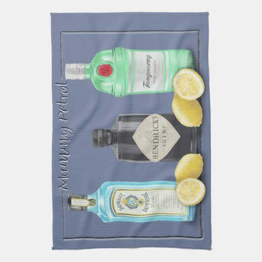 Mummy Petrol Theedoek (Verticaal)