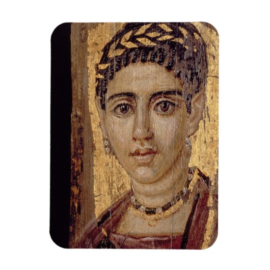 Mummy Portret van een vrouw uit Fayum, Romano-Egyp Magneet (Verticaal)