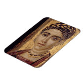 Mummy Portret van een vrouw uit Fayum, Romano-Egyp Magneet (Linkerzijde)
