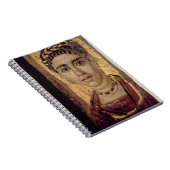 Mummy Portret van een vrouw uit Fayum, Romano-Egyp Notitieboek (Rechterzijde)