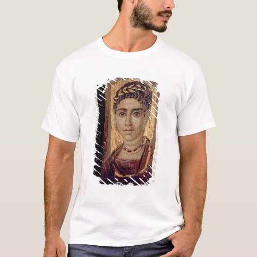 Mummy Portret van een vrouw uit Fayum, Romano-Egyp T-shirt (Voorkant)