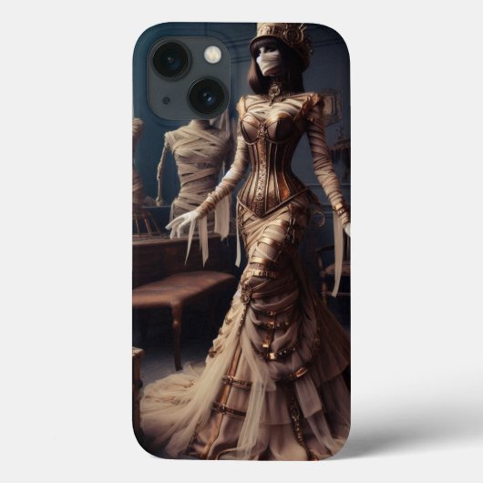 Mummy Queen Steampunk Victoriaans Gothic Case-Mate iPhone Case (Achterkant)