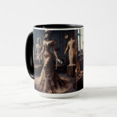 Mummy Queen Steampunk  Victoriaans Mok (Voorkant links)