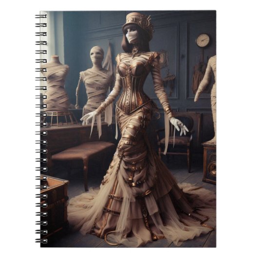 Mummy Queen Steampunk  Victoriaans Notitieboek (Voorkant)