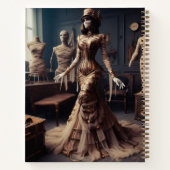 Mummy Queen Steampunk  Victoriaans Notitieboek (Achterkant)