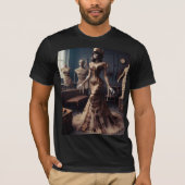 Mummy Queen Steampunk Victoriaans T-shirt (Voorkant)