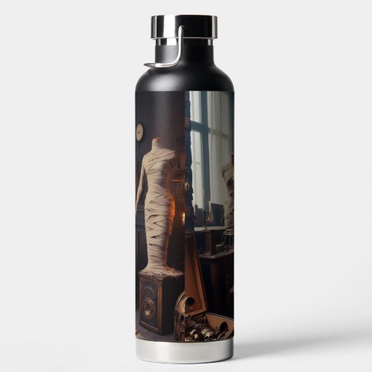 Mummy Queen Steampunk  Victoriaans Waterfles (Rechts)