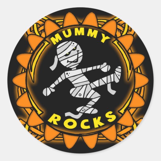 Mummy Rocks Sticker (Voorkant)