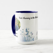 Mummy’s Little Wildflowers Personalized Name Mok (Voorkant links)