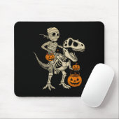 Mummy Skeleton Riding Dinosaur T Rex Kinder Jongen Muismat (Met muis)