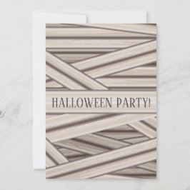 Mummy Stripes  Halloween Kaart