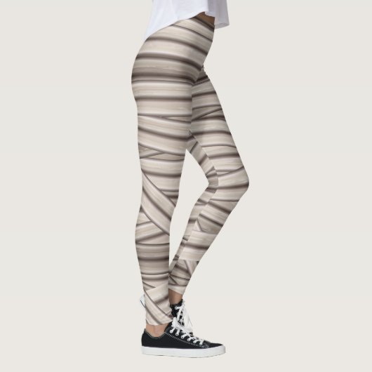 Mummy Stripes Halloween Leggings (Rechts)