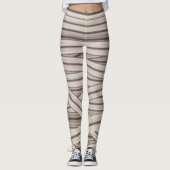 Mummy Stripes Halloween Leggings (Voorkant)