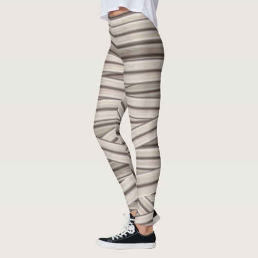 Mummy Stripes Halloween Leggings (Links)