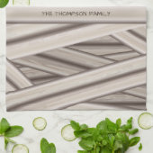 Mummy Stripes van de Halloween Persoonlijke Famili Theedoek (Gevouwen)