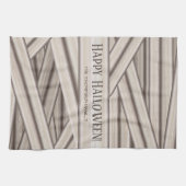 Mummy Stripes van de Halloween Persoonlijke Famili Theedoek (Horizontaal)