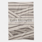 Mummy Stripes van de Halloween Persoonlijke Famili Theedoek (Verticaal)