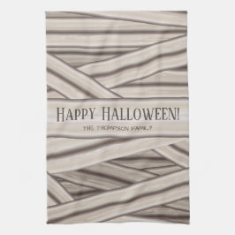 Mummy Stripes van de Halloween Persoonlijke Famili Theedoek