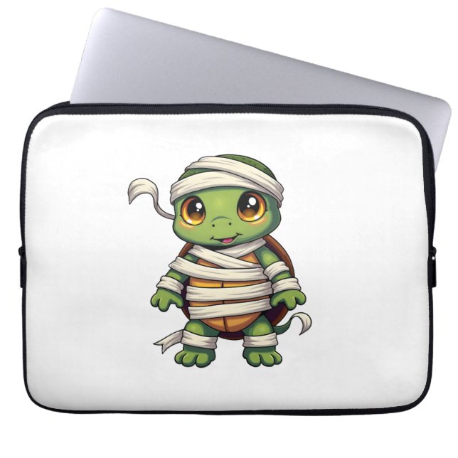 Mummy Turtle Laptop Sleeve (Voorkant)
