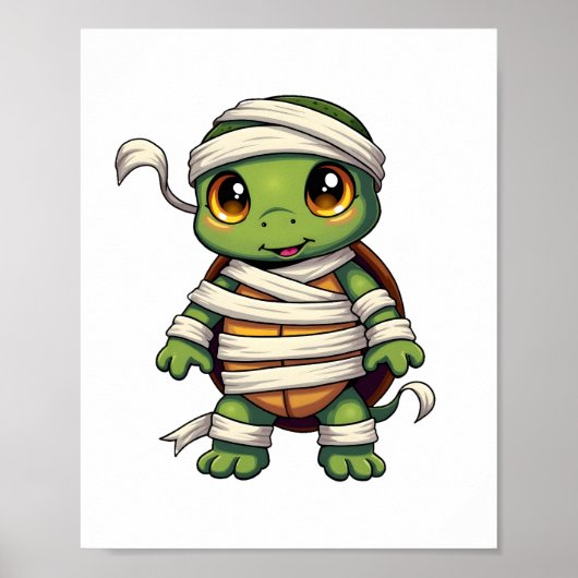 Mummy Turtle Poster (Voorkant)