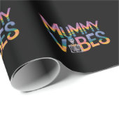 Mummy Vibes: Breng Spooky Fun naar Halloween Cadeaupapier (Rol Hoek)