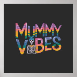 Mummy Vibes: Breng Spooky Fun naar Halloween Poster
