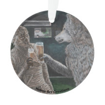 Mummy Werewolf Drink Fantasy Acryl Ornament
