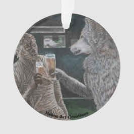 Mummy Werewolf Drink Fantasy Acryl Ornament