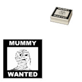Mummy wilde kunststempel voor de illustratie van p rubberstempel (Gestempeld)