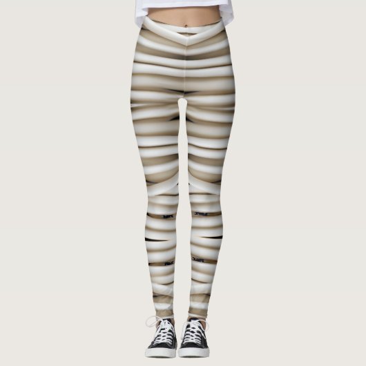 Mummy Wrap Bandage Wrapping Spooky Halloween Leggings (Voorkant)