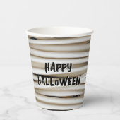Mummy Wrap Bandage Wrapping Spooky Halloween Papieren Bekers (Voorkant)