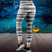 Mummy Wrap Bandages Grunge Verdrietig Halloween Leggings
