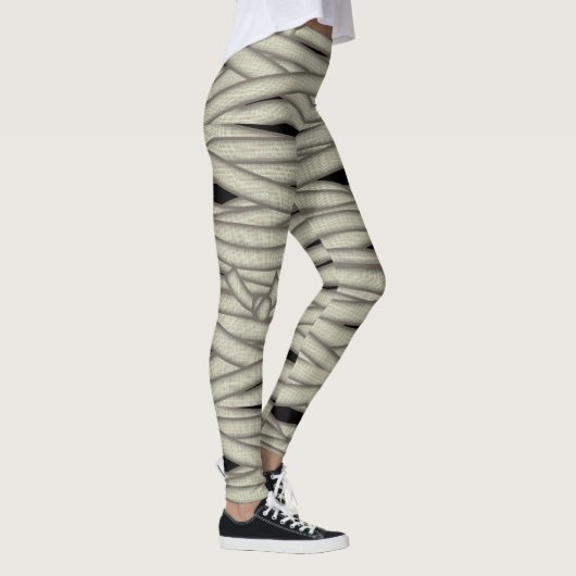 Mummy Wrap Bandages Halloween ID685 Leggings (Rechts)