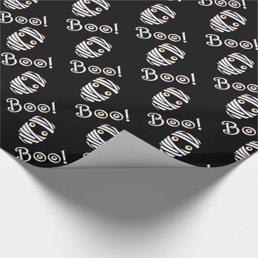 Mummy Wrapping Paper Cute Mummy Giftwrappapier Cadeaupapier (Hoek)