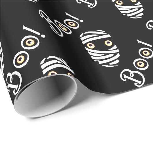 Mummy Wrapping Paper Cute Mummy Giftwrappapier Cadeaupapier (Rol Hoek)