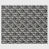 Mummy Wrapping Paper Cute Mummy Giftwrappapier Cadeaupapier (Vlak)