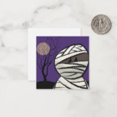 mummykaart notitiekaartje (Voorkant / Achterkant in situ)