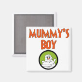 Mummy's Boy Halloween Tshirts and Gifts Magneet (Voorkant / Achterkant)