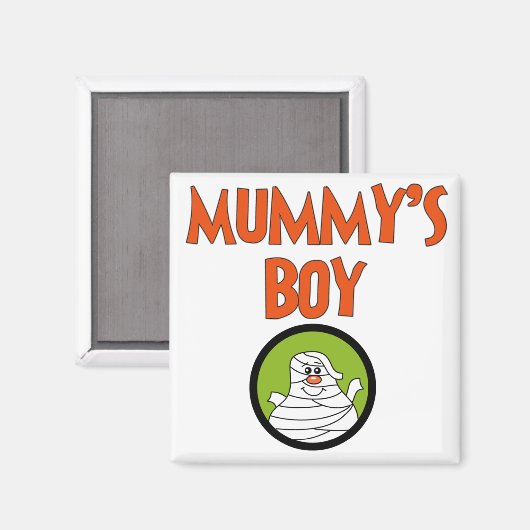 Mummy's Boy Halloween Tshirts and Gifts Magneet (Voorkant / Achterkant)