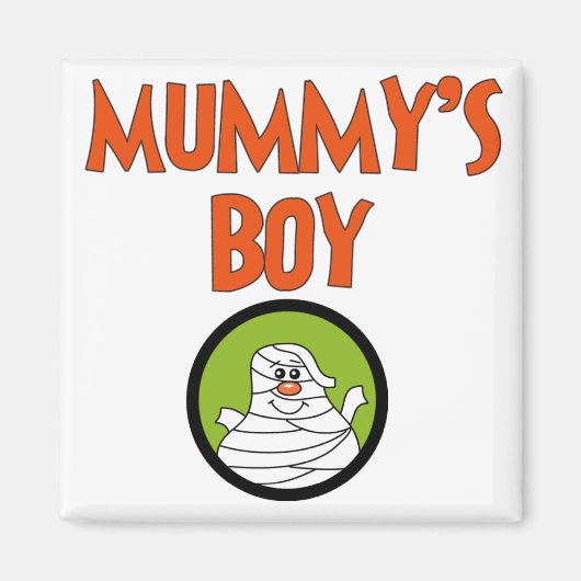 Mummy's Boy Halloween Tshirts and Gifts Magneet (Voorkant)